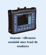 Anyscan : Ultrasons convivial avec tracé de soudures.