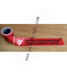 Bande de balisage pvc hauteur 100mm