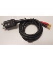 Câble double Lemo 00 avec détrompeur / Microdot