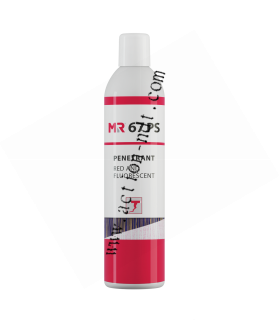 MR-67PS - Mousse de pénétrant mixte (coloré rouge et fluorescent) écologique de ressuage MR CHEMIE