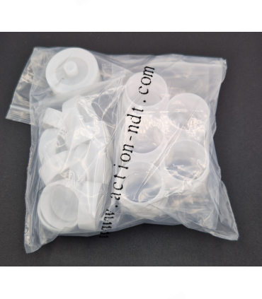 Lot de 10 COUPELLES Ø32mm avec film PE 4µm POUR SPECTRO XSORT