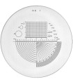 Réticule n°1 pour loupe de mesure Peak X10  modèle 1983, 2028, 2004