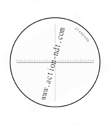 Réticule standard Ø35mm pour loupe de mesure Peak X10  modèle 1983, 2028