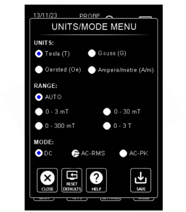 Mesureur de champs magnétiques