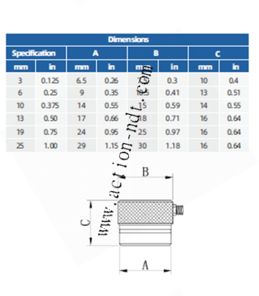 Palpeur contact "finger type" Doppler