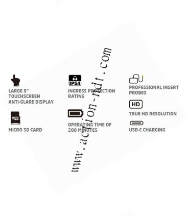 Vidéoscope Mitcorp X600 HD sonde Ø4.9mm Flexible double caméras