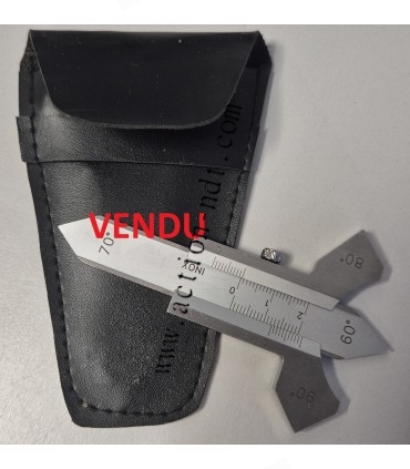 Jauge de soudure à vernier d'occasion état neuf